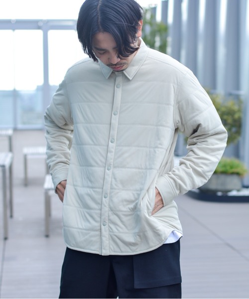 Snow Peak（スノーピーク）の「Flexible Insulated Shirt 中綿（シャツ/ブラウス・メンズ・オリーブ/ブラック/ブルー・L/M/S/XL）」の4枚目の写真