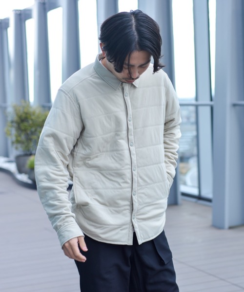 Snow Peak（スノーピーク）の「Flexible Insulated Shirt 中綿（シャツ/ブラウス・メンズ・オリーブ/ブラック/ブルー・L/M/S/XL）」の5枚目の写真