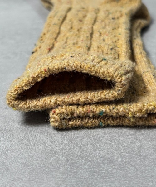 CALIFORNIA OUTFITTERS（カリフォルニア アウトフィッターズ）の「3-12C10 無地 ケーブル編 リブ編み ネップクルー靴下 クルーソックス 12色（ソックス/靴下・レディース・アイボリー/ネイビー系/グレー/パープル/ベージュ/ダークグレー/ネイビー/イエロー/ブラック/バーガンディー/グリーン/ブラウン・FREE）」の22枚目の写真