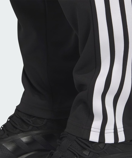 H401*adidas アディダス☆ストライプ☆トラックパンツ☆黒ブラック H401*adidas アディダス☆ストライプ☆トラックパンツ☆黒