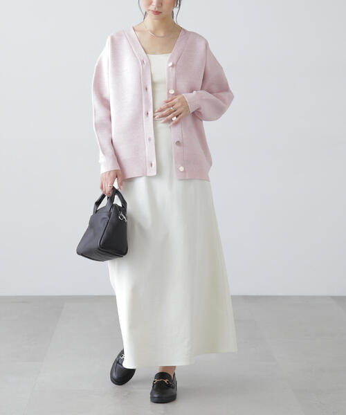 FREE'S MART（フリーズマート）の「◆［MFM］ラメジャガード金ボタンカーディガン（カーディガン/ボレロ・レディース・ホワイト/グレー/ピンク・FREE）」の16枚目の写真