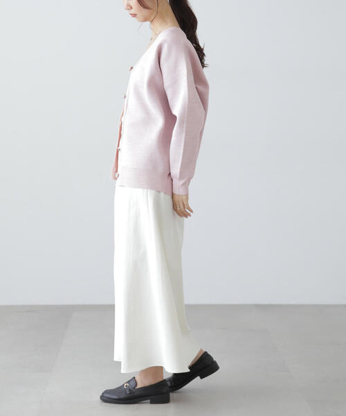 FREE'S MART（フリーズマート）の「◆［MFM］ラメジャガード金ボタンカーディガン（カーディガン/ボレロ・レディース・ホワイト/グレー/ピンク・FREE）」の17枚目の写真