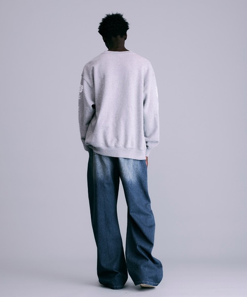 NOISE MAKER（ノイズメーカー）の「バレルレッグジーンズ（デニムパンツ・メンズ・インディゴブルー/ブラック・XL/L/M）」の8枚目の写真