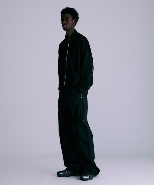 NOISE MAKER（ノイズメーカー）の「バレルレッグジーンズ（デニムパンツ・メンズ・インディゴブルー/ブラック・XL/L/M）」の3枚目の写真