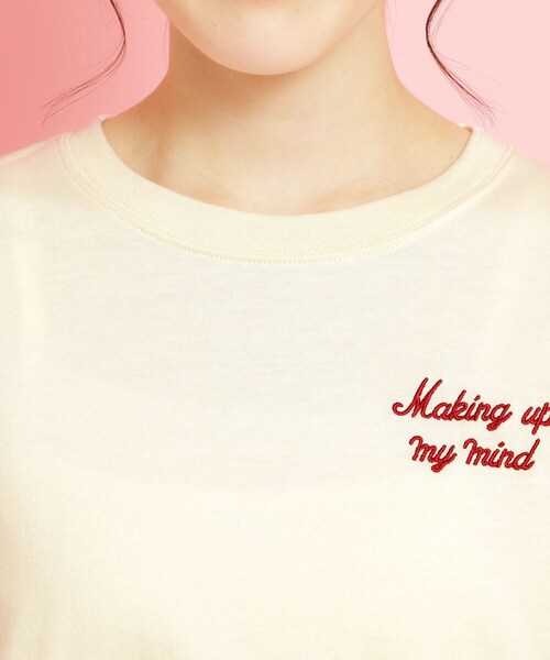 PINK-latte（ピンクラテ）の「【定番】クマちゃんロンT（Tシャツ/カットソー・キッズ・ベビーピンク/ライトベージュ/ブラック/アイボリー/グリーン系・16/15 /14/13）」の13枚目の写真