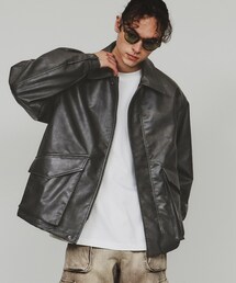 tk.TAKEO KIKUCHI（ティーケータケオキクチ）の「ミリタリーシャツブルゾン（ブルゾン・メンズ）」