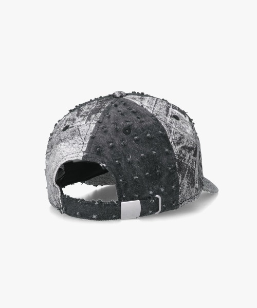 KANGOL（カンゴール）の「KANGOL DENIM MASHUP BASEBALL / カンゴール（キャップ・レディース・ブラック・ONE SIZE）」の6枚目の写真