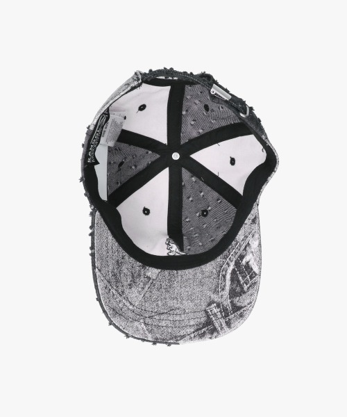 KANGOL（カンゴール）の「KANGOL DENIM MASHUP BASEBALL / カンゴール（キャップ・レディース・ブラック・ONE SIZE）」の7枚目の写真