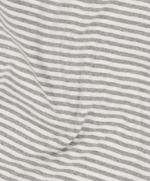 SPINNS（スピンズ）の「ZIP!で紹介されました♪ ウィッシュコア【セットアイテム】長袖ボーダーカットソー/タイつき（Tシャツ/カットソー・レディース・ブラック系その他/グレー系その他/ブラック×ホワイト・ONESIZE）」の18枚目の写真