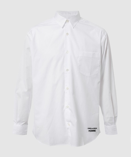 コットンブロード LOGO シャツ（シャツ/ブラウス）｜COMME des