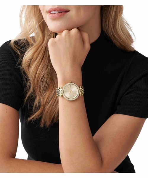 MICHAEL KORS(マイケルコース)の「マイケル・コース 腕時計 レディース アナログ ステンレス MK3191(アナログ腕時計・レディース・GOLD・FREE)」の6枚目の写真