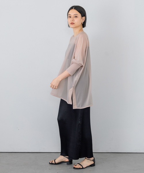 A part by（アパートバイ）の「プリーツイージータイトスカート2（スカート・レディース・ベージュ系その他/ブラック/ブラック系その他2/ライトベージュ/その他/オフホワイト/ブラウン/ダークブラウン/ライトブラウン/ブルー・FREE/SMALL）」の16枚目の写真