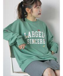 ehka sopo | プリント刺繍スウェット(Tシャツ/カットソー)