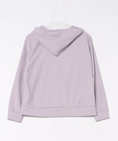 urge：（アージコロン ）の「【URGE：】ワッフル ジップ アップ 長袖 パーカー（パーカー・レディース・パープル/グレー・SMALL/MEDIUM/LARGE/X-LARGE）」の8枚目の写真