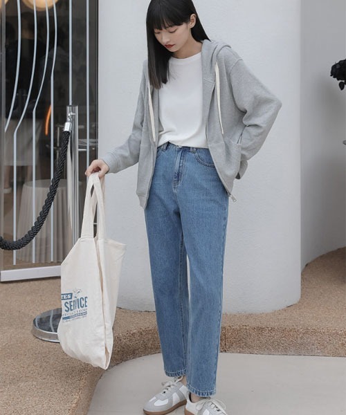 urge：（アージコロン ）の「【URGE：】ワッフル ジップ アップ 長袖 パーカー（パーカー・レディース・パープル/グレー・SMALL/MEDIUM/LARGE/X-LARGE）」の3枚目の写真