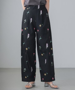 アイレットヴィーガンレザーコクーンパンツ/Eyelet Vegan