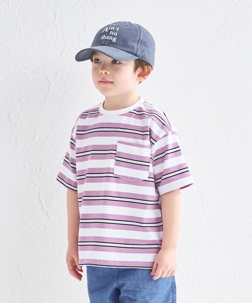 pairmanon（ペアマノン）の「【リンクコーデ】アソート ビッグシルエット 半袖Tシャツ（Tシャツ/カットソー・キッズ・パープル/グリーン系その他2/ピンク系その他2/グリーン系その他3/グリーン系その他/ピンク系その他3/ブルー系その他/オレンジ/ブラック系その他2/ライトブルー/ピンク系その他/ブルー系その他2/ブラック/ライトベージュ/ホワイト/パープル系その他/ホワイト系その他/ベージュ系その他2/ベージュ系その他/ブラウン/ホワイト系その他2/ブラック系その他/ブラウン系その他2/ブラウン系その他/オリーブ・120/150/140/100/90/130/80/110）」の21枚目の写真