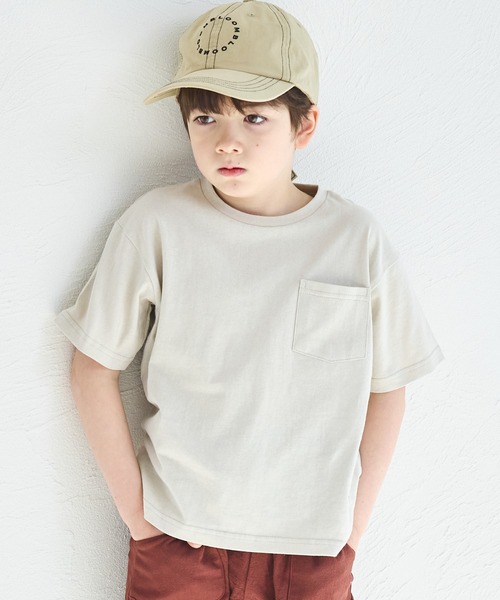 pairmanon（ペアマノン）の「【リンクコーデ】アソート ビッグシルエット 半袖Tシャツ（Tシャツ/カットソー・キッズ・パープル/グリーン系その他2/ピンク系その他2/グリーン系その他3/グリーン系その他/ピンク系その他3/ブルー系その他/オレンジ/ブラック系その他2/ライトブルー/ピンク系その他/ブルー系その他2/ブラック/ライトベージュ/ホワイト/パープル系その他/ホワイト系その他/ベージュ系その他2/ベージュ系その他/ブラウン/ホワイト系その他2/ブラック系その他/ブラウン系その他2/ブラウン系その他/オリーブ・120/150/140/100/90/130/80/110）」の11枚目の写真