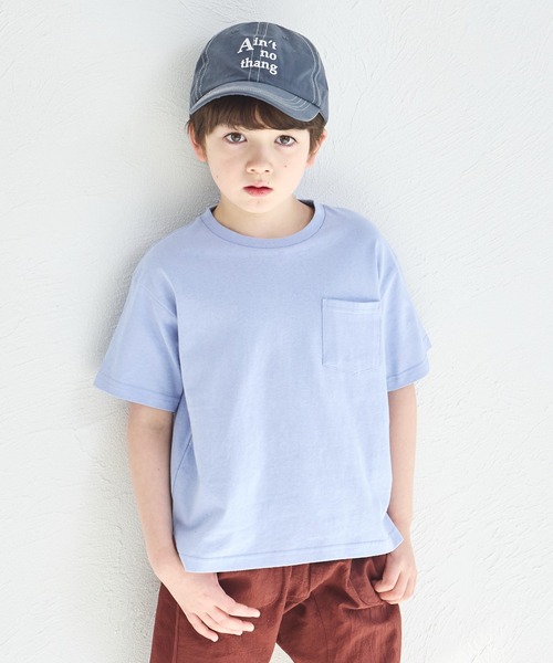 pairmanon（ペアマノン）の「【リンクコーデ】アソート ビッグシルエット 半袖Tシャツ（Tシャツ/カットソー・キッズ・パープル/グリーン系その他2/ピンク系その他2/グリーン系その他3/グリーン系その他/ピンク系その他3/ブルー系その他/オレンジ/ブラック系その他2/ライトブルー/ピンク系その他/ブルー系その他2/ブラック/ライトベージュ/ホワイト/パープル系その他/ホワイト系その他/ベージュ系その他2/ベージュ系その他/ブラウン/ホワイト系その他2/ブラック系その他/ブラウン系その他2/ブラウン系その他/オリーブ・120/150/140/100/90/130/80/110）」の17枚目の写真