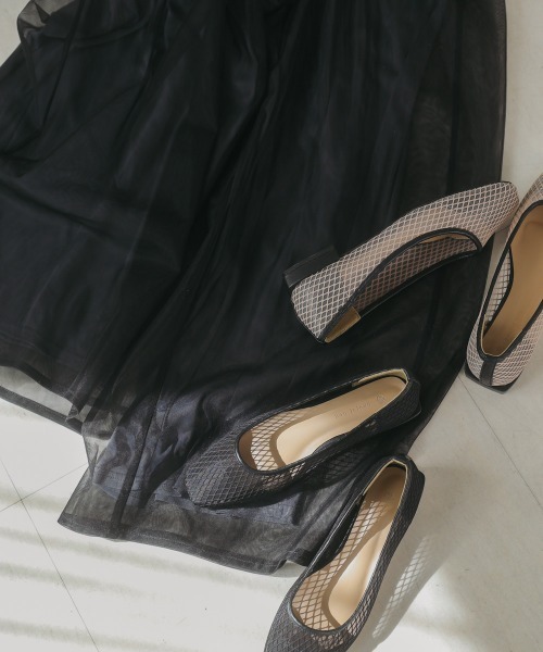 Bou Jeloud（ブージュルード）の「チュールワイドパンツ（その他パンツ・レディース・グレー/ブラック・38）」の13枚目の写真