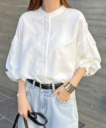 Futier land | 【4色展開】レースドッキングブラウス(シャツ/ブラウス)