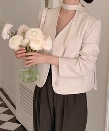 ノーカラージャケット（リボン）ファッション通販 - ZOZOTOWN