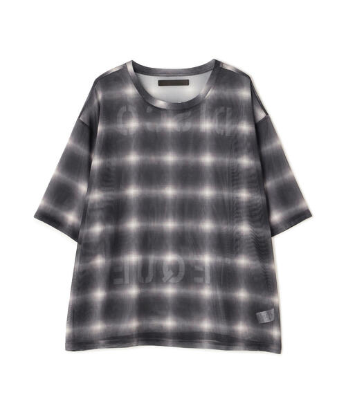 DANKE SCHON(ダンケシェーン)の「DankeSchon/ダンケシェーン/OMBRE CHECK MESH T-SHIRTS(Tシャツ/カットソー・レディース・ブラウン/ブラック・L/M)」の16枚目の写真
