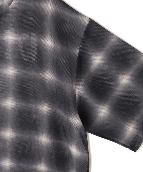 DANKE SCHON(ダンケシェーン)の「DankeSchon/ダンケシェーン/OMBRE CHECK MESH T-SHIRTS(Tシャツ/カットソー・レディース・ブラウン/ブラック・L/M)」の22枚目の写真