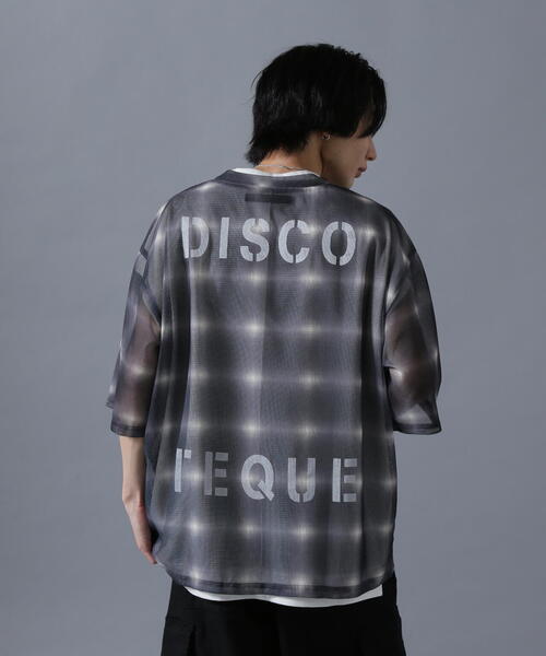 DANKE SCHON(ダンケシェーン)の「DankeSchon/ダンケシェーン/OMBRE CHECK MESH T-SHIRTS(Tシャツ/カットソー・レディース・ブラウン/ブラック・L/M)」の14枚目の写真