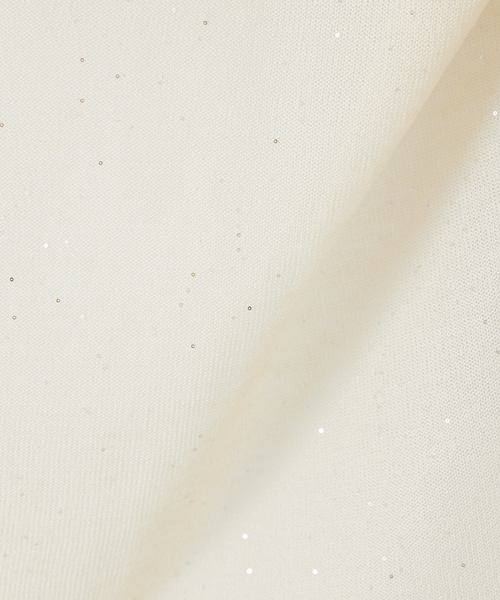 abahouse mavie(アバハウスマヴィ)の「【アンサンブル対応】スパンコールシアーニットシャツ/春服/夏服(カーディガン/ボレロ・レディース・アイボリー/ブラウン/ブラック/セージグリーン・フリー)」の7枚目の写真