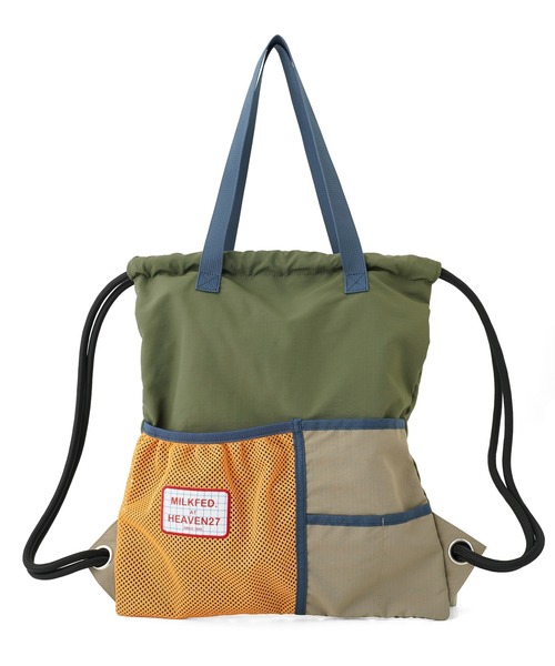 MILKFED.（ミルクフェド）の「MULTI COLOR KNAPSACK（バックパック/リュック・レディース・ブルー/オリーブ/ブラック・ONE SIZE）」の4枚目の写真