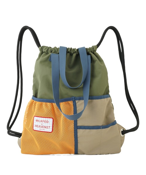 MILKFED.（ミルクフェド）の「MULTI COLOR KNAPSACK（バックパック/リュック・レディース・ブルー/オリーブ/ブラック・ONE SIZE）」の7枚目の写真