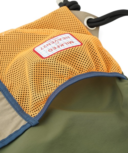 MILKFED.（ミルクフェド）の「MULTI COLOR KNAPSACK（バックパック/リュック・レディース・ブルー/オリーブ/ブラック・ONE SIZE）」の9枚目の写真