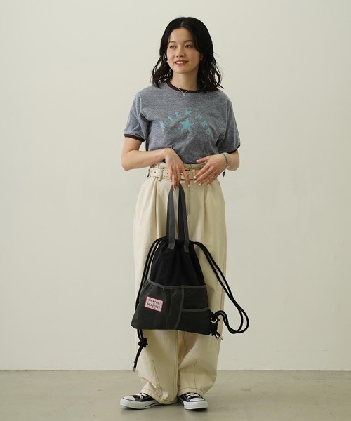 MILKFED.（ミルクフェド）の「MULTI COLOR KNAPSACK（バックパック/リュック・レディース・ブルー/オリーブ/ブラック・ONE SIZE）」の20枚目の写真