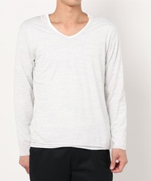 【RS】アンサンブルVネック長袖Tシャツ