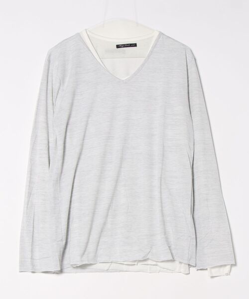 GALERIE VIE ホワイト長袖シャツ