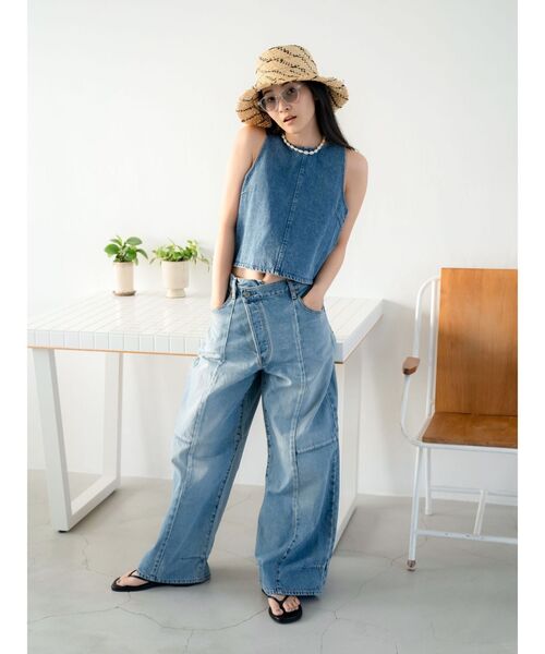 Ungrid（アングリッド）の「雑材ハット（ハット・レディース・その他1/ベージュ・FREE）」の12枚目の写真