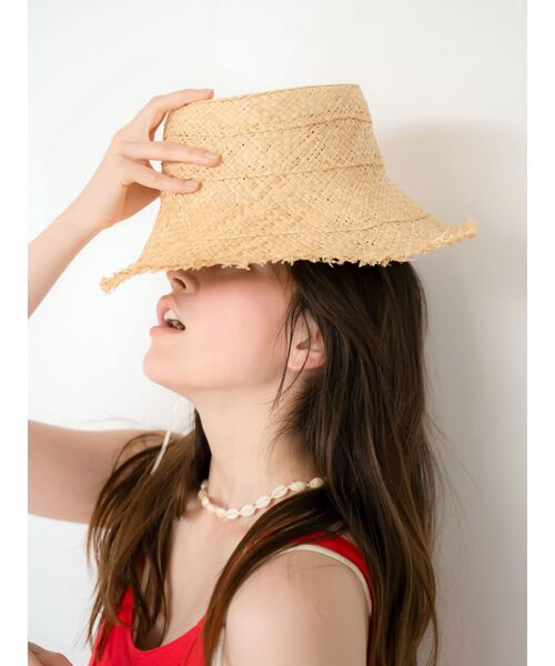 Ungrid（アングリッド）の「雑材ハット（ハット・レディース・その他1/ベージュ・FREE）」の20枚目の写真