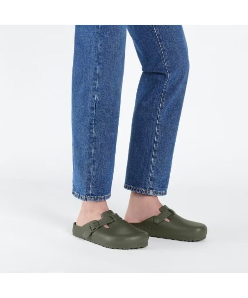 BIRKENSTOCK（ビルケンシュトック）の「Boston / ボストン EVA Khaki 【ナロー幅】 UNISEX（サンダル・レディース・カーキ・36(23cm)/37(24cm)/38/24.5cm/39.0/25㎝/40(26)）」の3枚目の写真