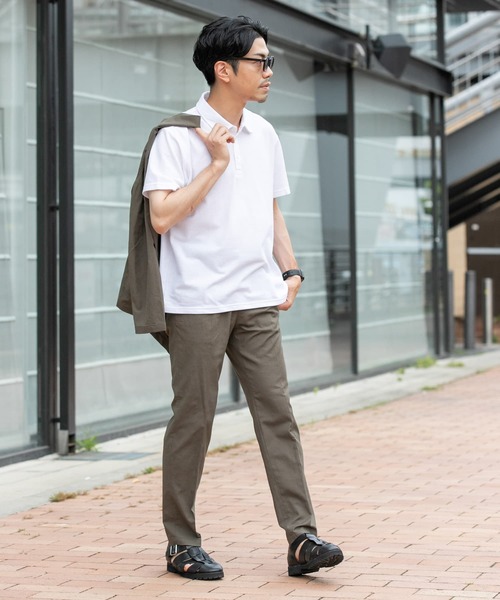 URBAN RESEARCH ROSSO MEN（アーバンリサーチロッソメン）の「『XLサイズあり』ハイパフォーマンス鹿の子ポロシャツ（ポロシャツ・メンズ・ネイビー/ブルー系その他/ホワイト/ブラウン/グレー/カーキ/ブラック・X-LARGE/LARGE/MEDIUM/SMALL）」の13枚目の写真