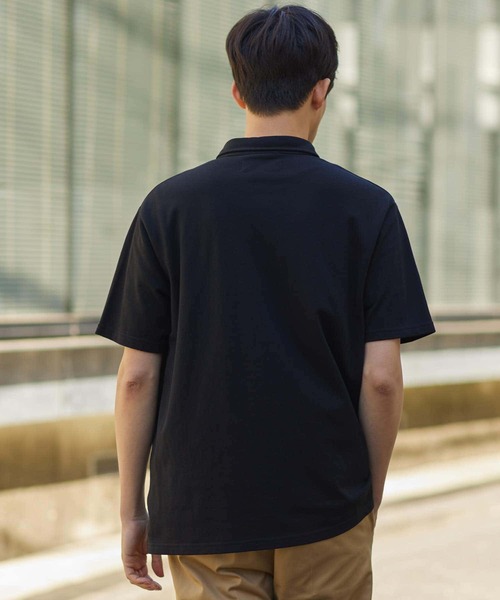 URBAN RESEARCH ROSSO MEN（アーバンリサーチロッソメン）の「『XLサイズあり』ハイパフォーマンス鹿の子ポロシャツ（ポロシャツ・メンズ・ネイビー/ブルー系その他/ホワイト/ブラウン/グレー/カーキ/ブラック・X-LARGE/LARGE/MEDIUM/SMALL）」の22枚目の写真