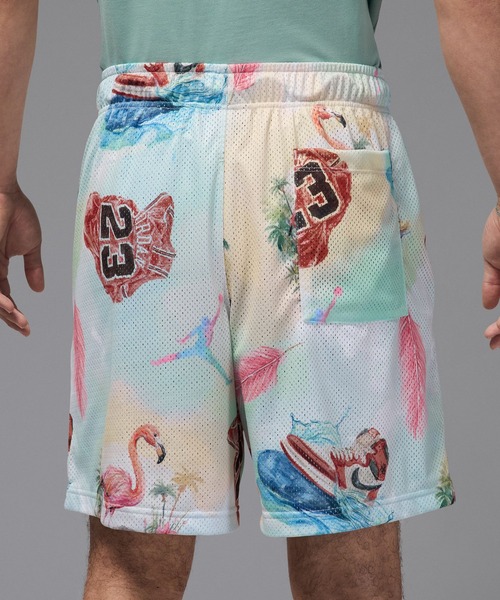 大人気 NIKE J SMR PK AOP CAMP TOP＆MSH SHORT デザイン◎ JORDAN BRAND M J ESS SMR PK AOP CAMP TOP / ジョーダン