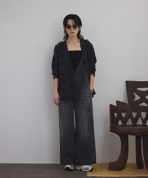 SALON adam et rope'｜【WEB限定】3Dフラワーレースジャケット