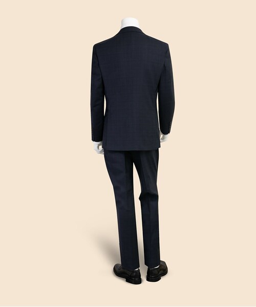 BROOKS BROTHERS(ブルックスブラザーズ)の「ウール グレンチェック シングル2釦スーツ Classic(セットアップ・メンズ・ネイビー・42REG/44REG/36SHT/37SHT/39SHT/40SHT)」の3枚目の写真