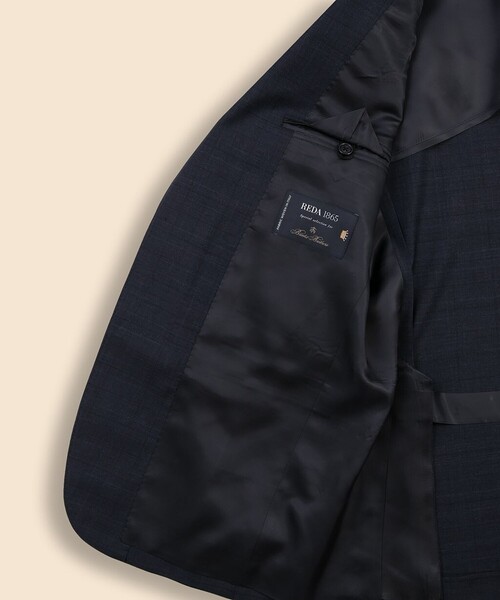 BROOKS BROTHERS(ブルックスブラザーズ)の「ウール グレンチェック シングル2釦スーツ Classic(セットアップ・メンズ・ネイビー・42REG/44REG/36SHT/37SHT/39SHT/40SHT)」の6枚目の写真