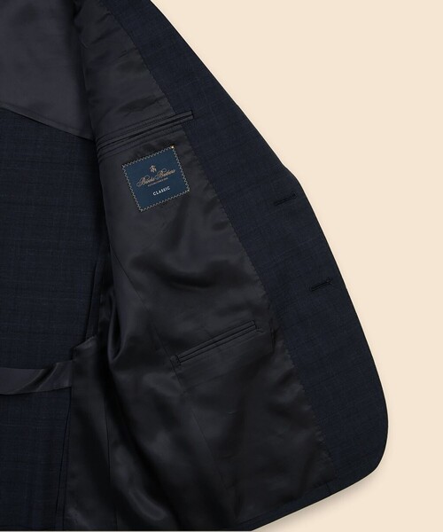 BROOKS BROTHERS(ブルックスブラザーズ)の「ウール グレンチェック シングル2釦スーツ Classic(セットアップ・メンズ・ネイビー・42REG/44REG/36SHT/37SHT/39SHT/40SHT)」の7枚目の写真