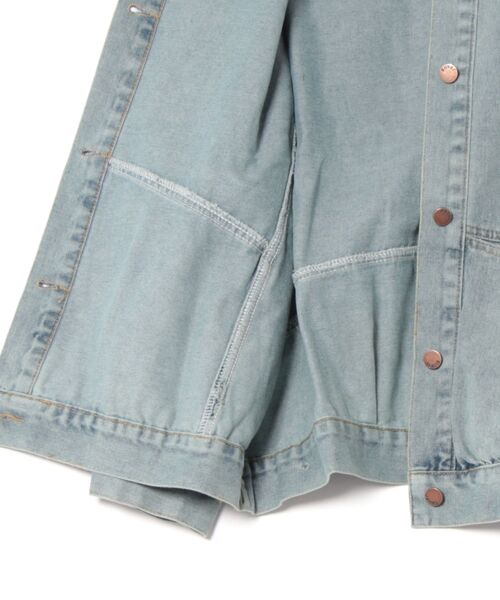 BLANC FICELLE(ブランフィセル)の「デニムジャケット(デニムジャケット・レディース・ブルー・S/M/L)」の3枚目の写真