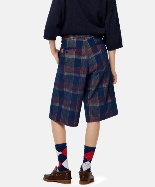 Timberland（ティンバーランド）の「Timberland TOKYO DESIGN COLLECTIVE Plaid Shorts（ティンバーランド TDC コーデュロイ プレイド ショーツ）（その他パンツ・メンズ・ダークブルー/イエロー系・30inch/32inch/34inch/36inch）」の5枚目の写真