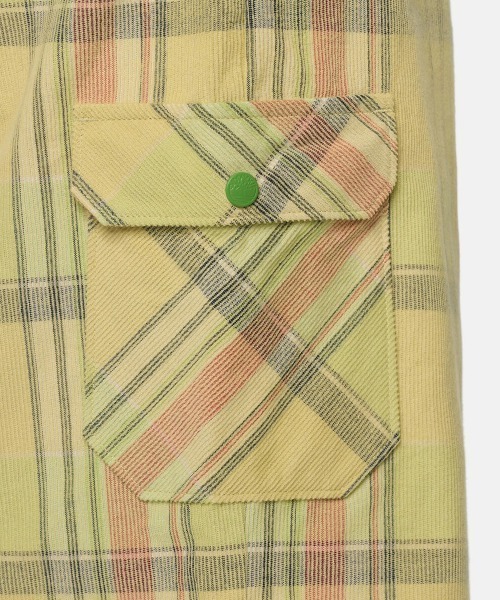 Timberland（ティンバーランド）の「Timberland TOKYO DESIGN COLLECTIVE Plaid Shorts（ティンバーランド TDC コーデュロイ プレイド ショーツ）（その他パンツ・メンズ・ダークブルー/イエロー系・30inch/32inch/34inch/36inch）」の15枚目の写真