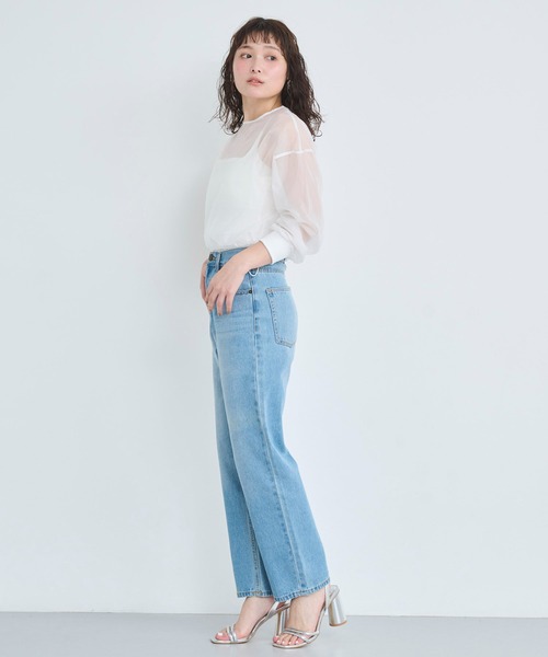 attiree(アティレー)の「コード付きシアープルオーバー(シャツ/ブラウス・レディース・ブラック/ホワイト・MEDIUM)」の19枚目の写真